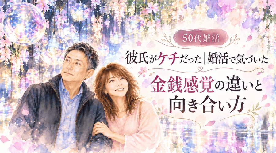 【50代婚活】彼氏がケチだった！金銭感覚の違いと向き合った日